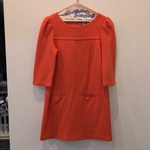 Juicy Couture coral orange quilted dress